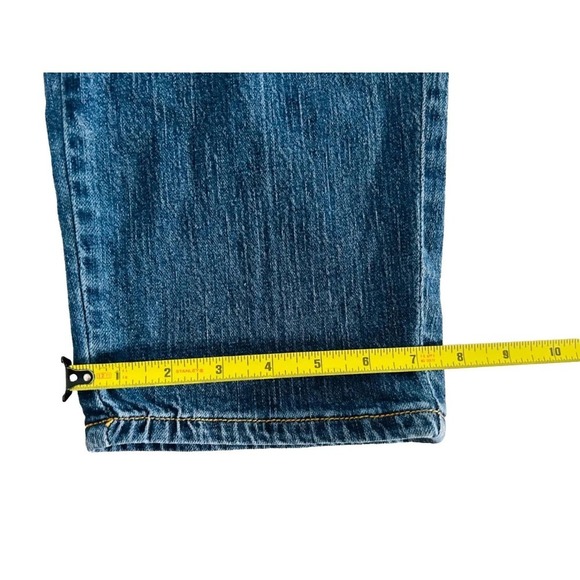 Pilcro and The Letterpress Women Size 26 Blue Straight Leg High Rise Denim - Picture 6 of 8